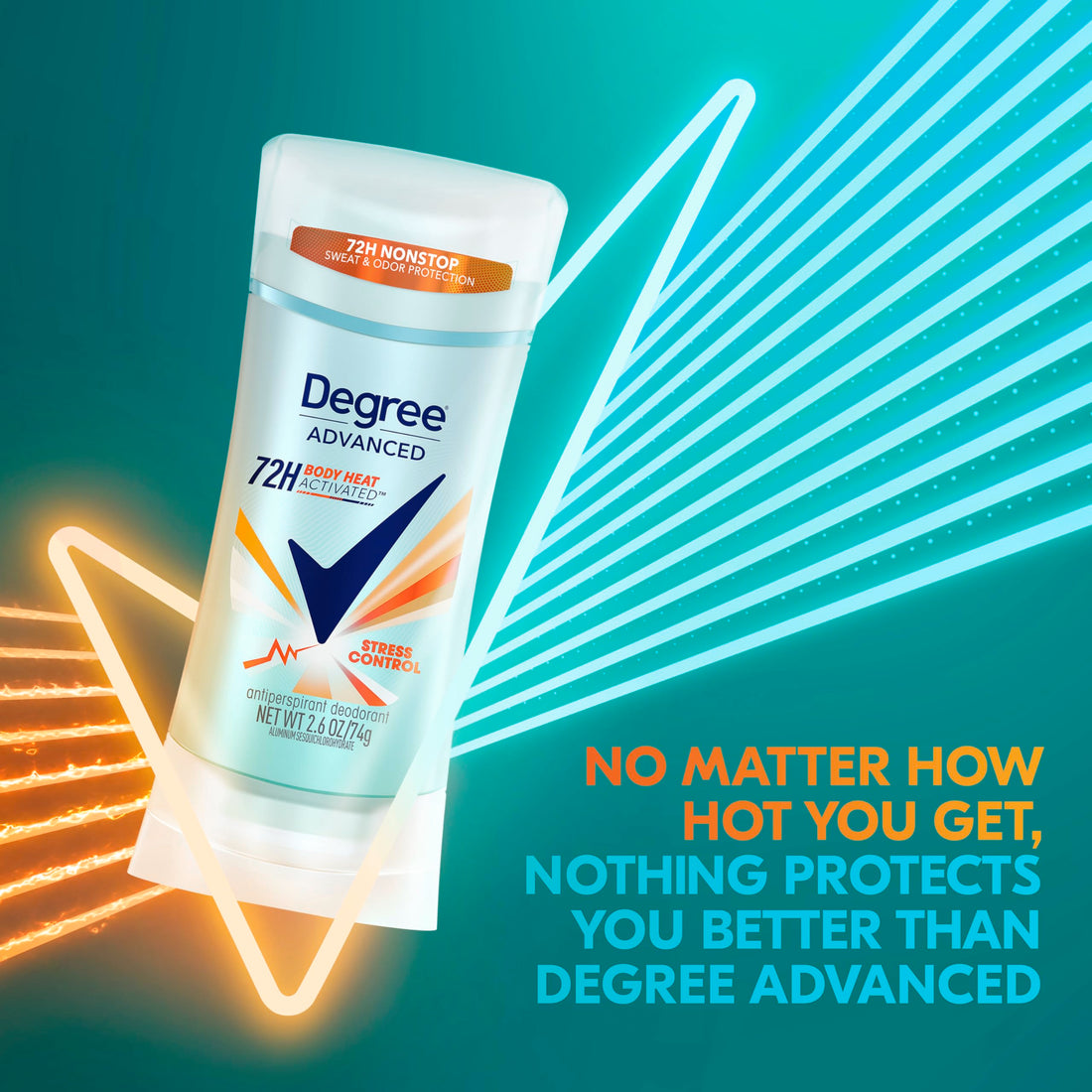 Degree Deodorant Women's Motion Sense Stress Control, 2.6 Ounce