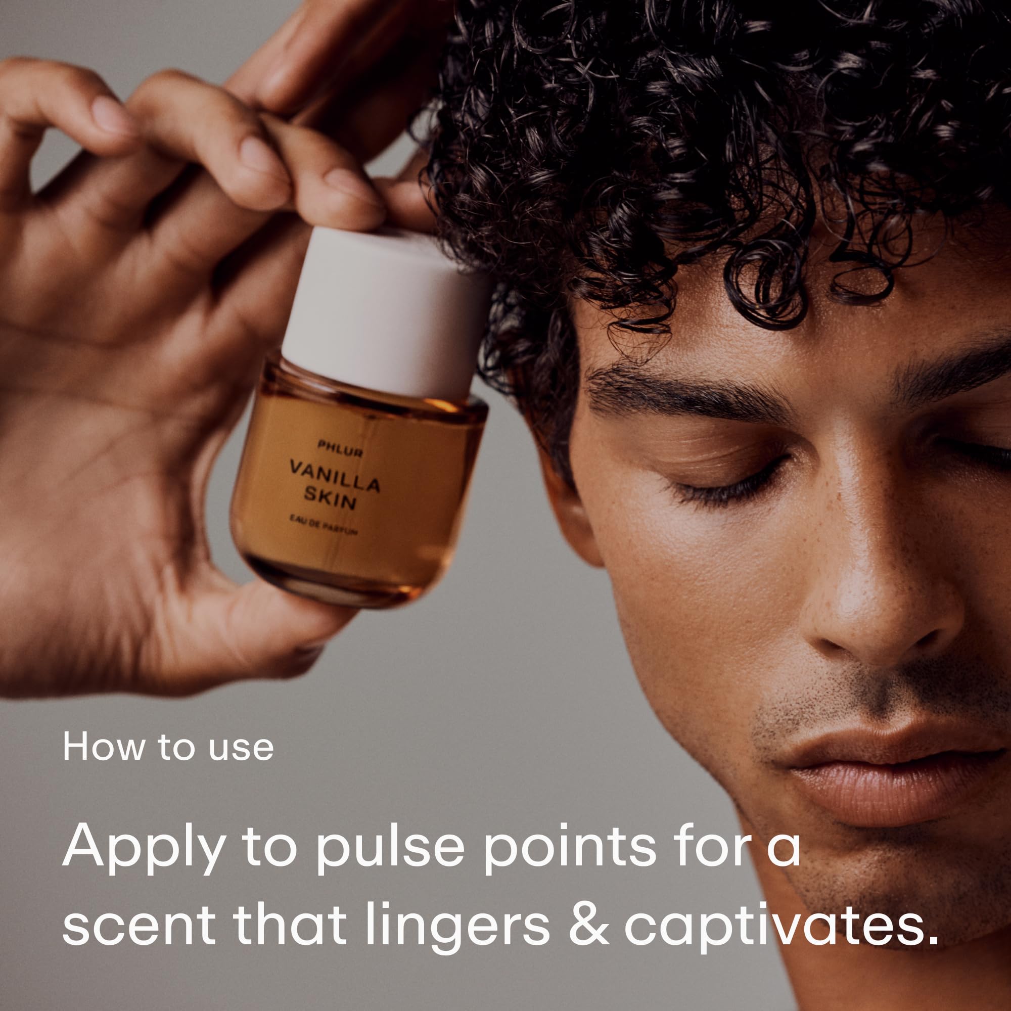 PHLUR Vanilla Skin Eau de Parfum - Full Size Perfume Spray for Women & Men Fragrance - Vanilla Perfume with Pink Pepper, Cashmere Wood & Sandalwood (50mL)