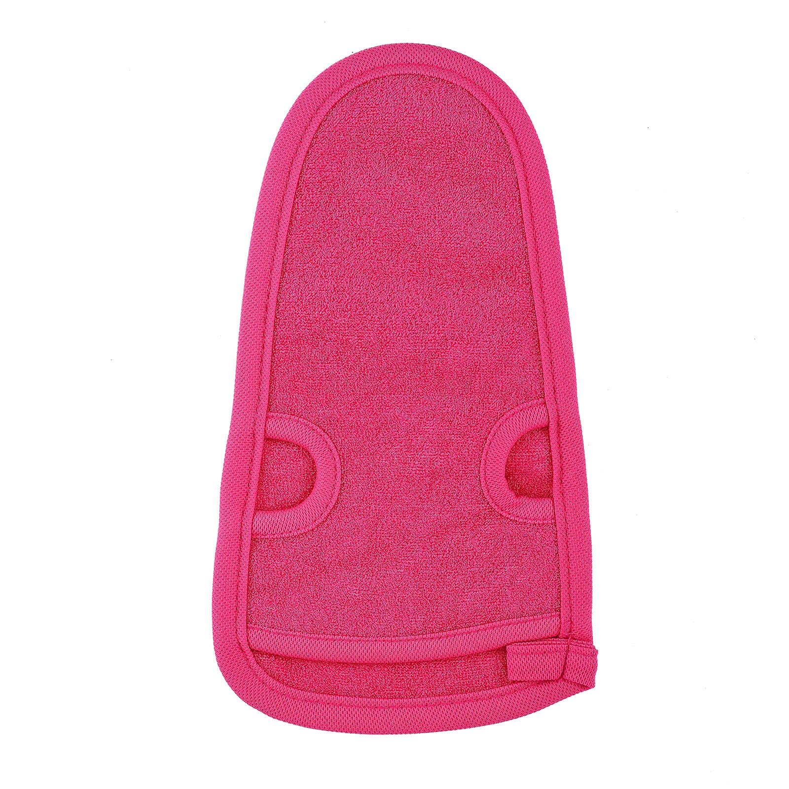 Exfoliating Body Scrub,Exfoliating Glove for Body Scrub,Shower Body Scrubber Gloves,Exfoliating Body & Face Dead Skin Remove,Exfoliating Body Scrubber for Men Women. Rose Red