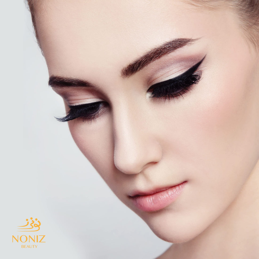 NONIZ Black Liquid Eyeliner - Water Proof Ultra Matte Long Lasting Slim Jet - Black Eye Liner - 100% Intense Black - Smooth Easy Application Pen Liner