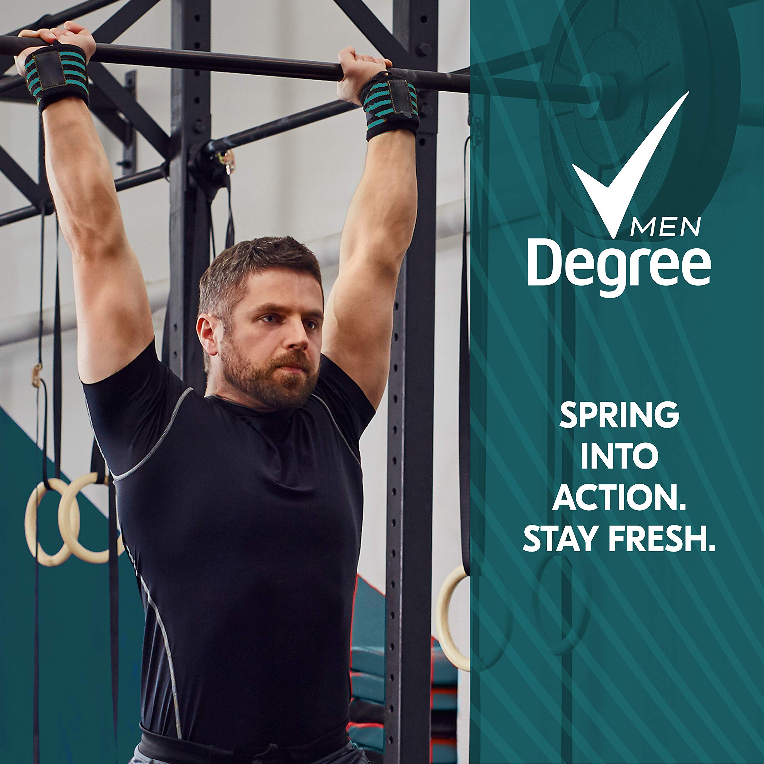 Degree Antiperspirant & Deodorant, Cool Rush, Body Heat Activated, Dry White Stick, 2.7-Ounce Sticks in twin pack (Pack of 6)