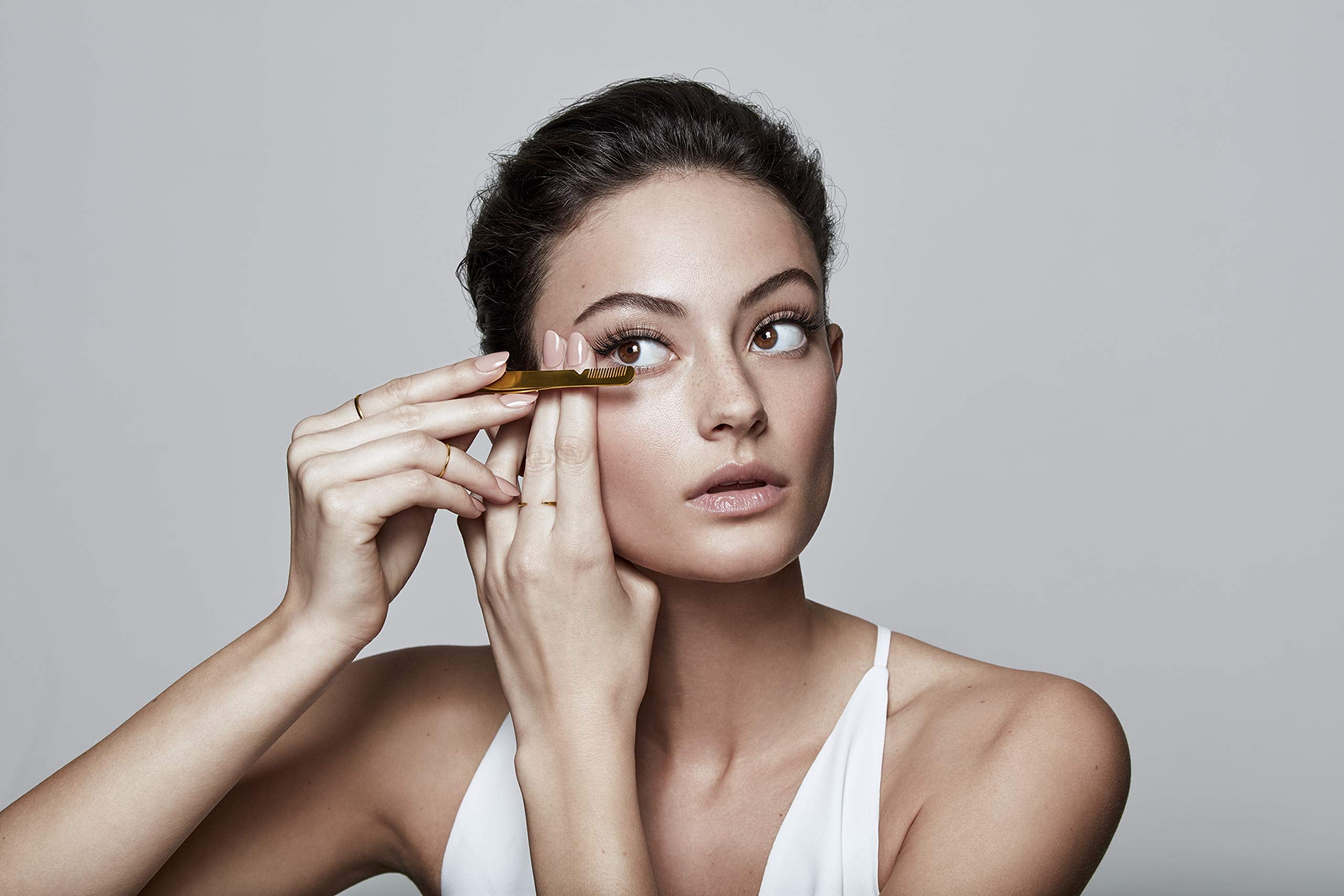 Velour Too Easy Lash Applicator | Gold Stainless Steel | Double Ended Lash Tool for Easy False Lash Application With Built in Lash Comb