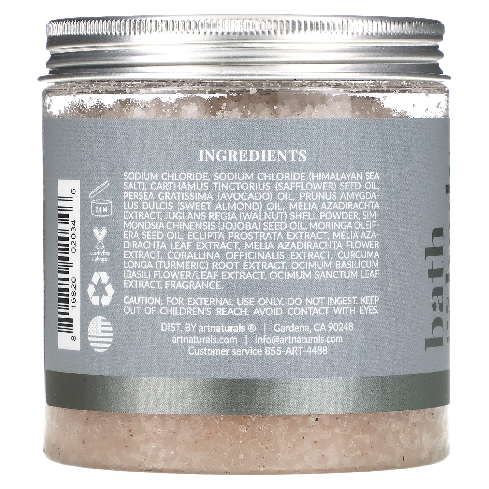 Art Naturals Himalayan Salt Body Scrub with jojoba oil (567 gram)