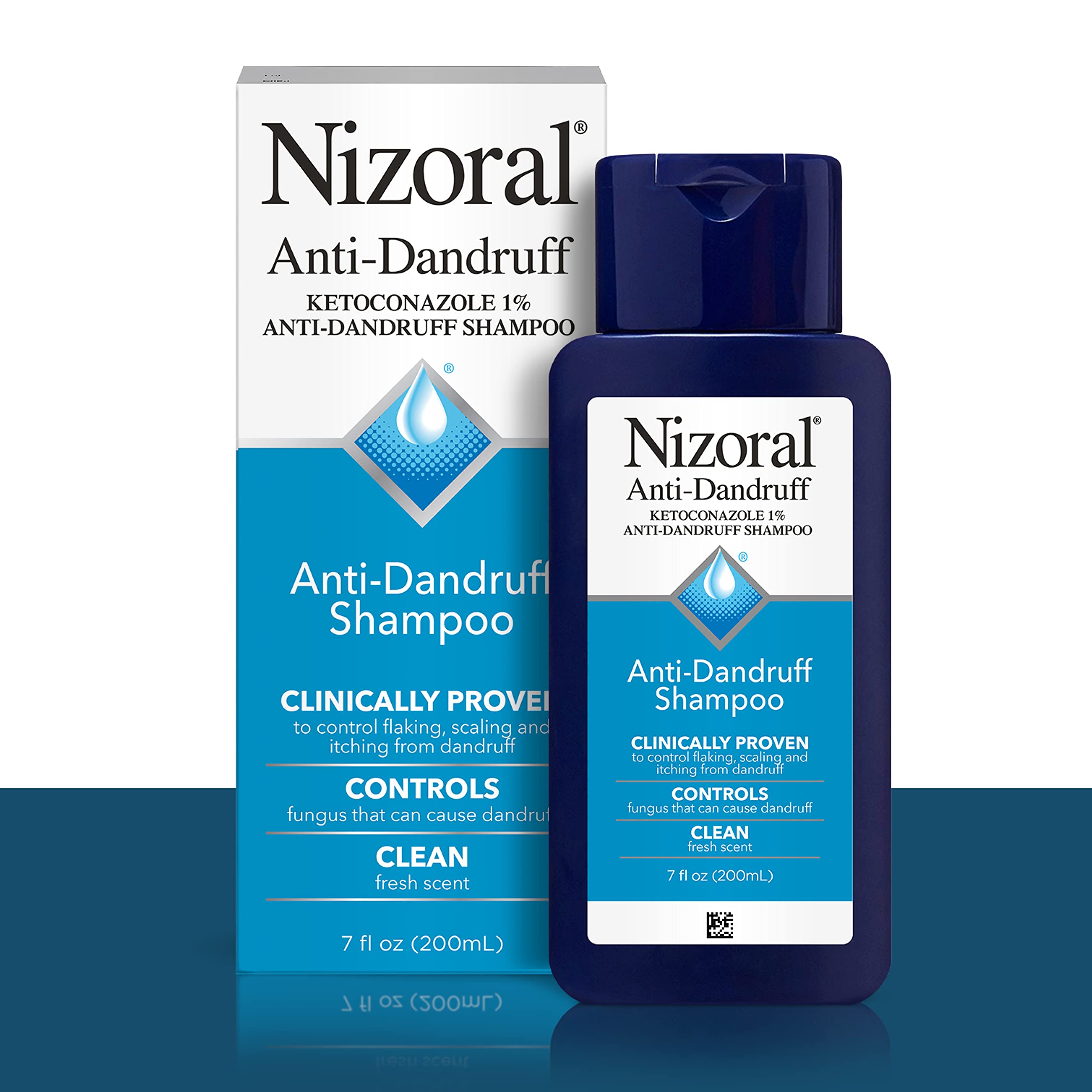 Nizoral Anti-Dandruff Shampoo with 1% Ketoconazole, Fresh Scent, 21 Fl Oz (Pack of 3)
