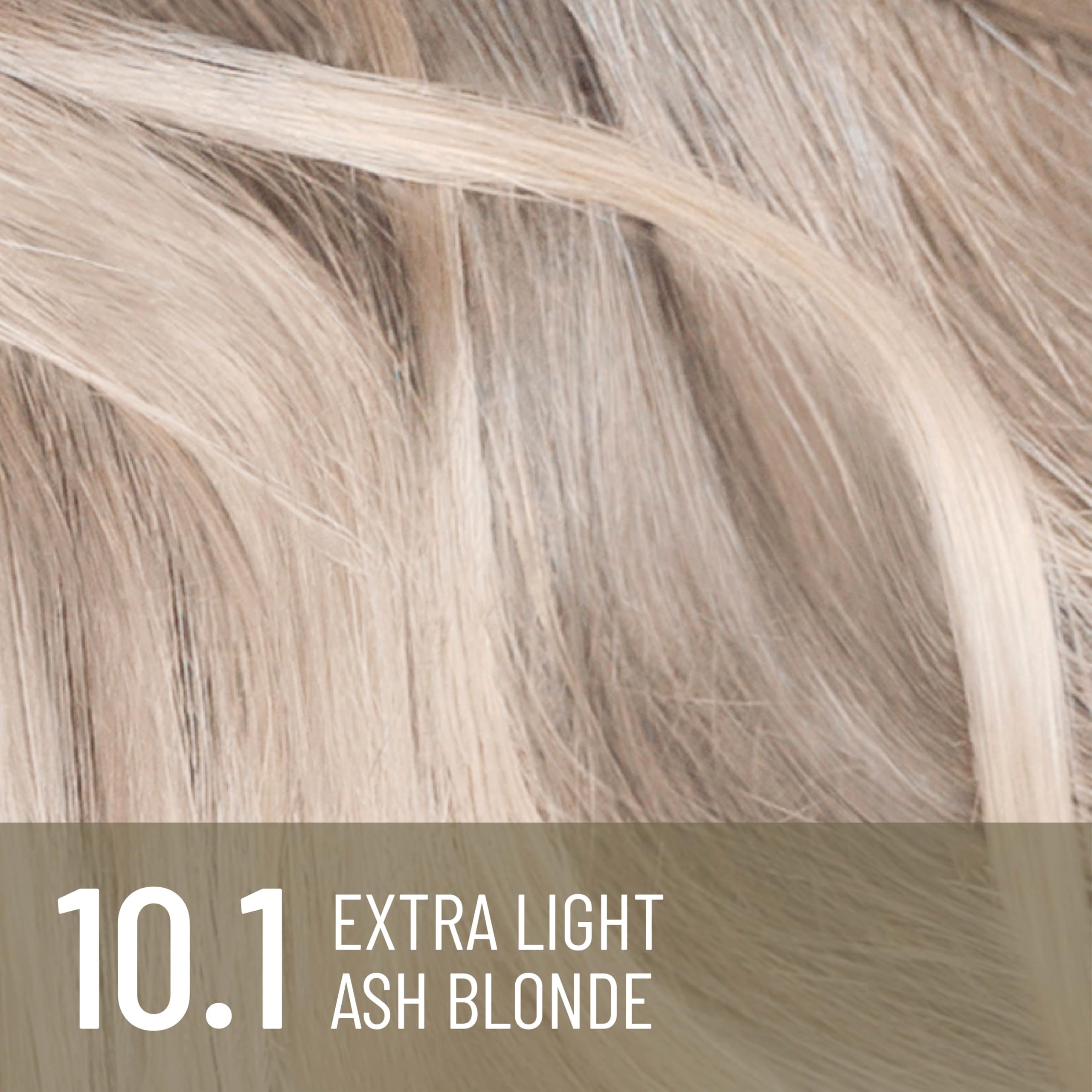 Il Salone Milano Plex Rebuilder Permanent Hair Color Cream - 10.1 Extra Light Ash Blonde Professional Hair Dye Kit for a Natural Gloss & Glaze - Paraffin, Paraben, and Alcohol Free