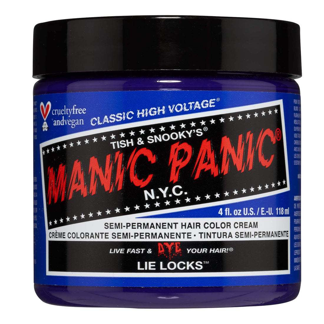 Manic Panic High Voltage Semi Permanent Hair Colour - LIE LOCKS, 118 ml