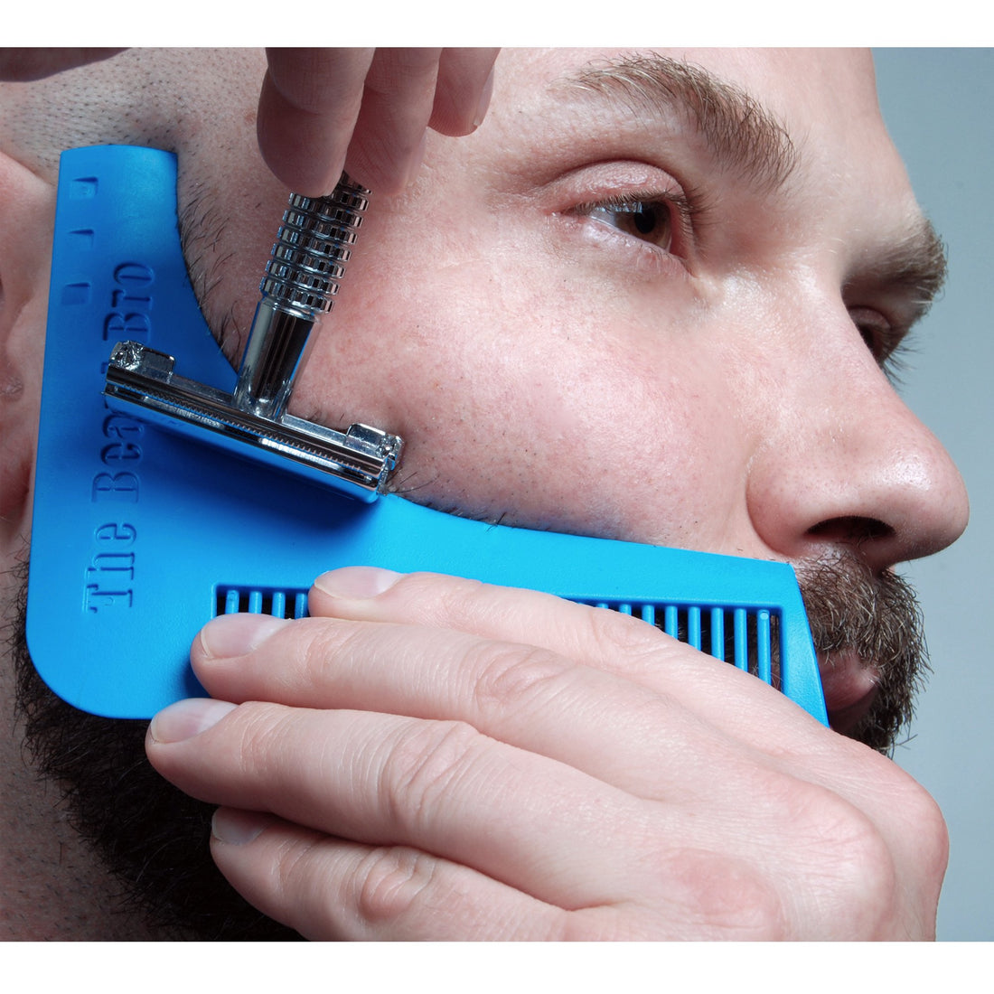The Beard Bro- 7 Tools in 1 Professional Beard Shaping Tool For Perfect Lines and Symmetry- THE FIRST & ORIGINAL