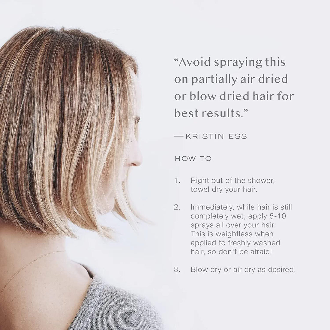 Kristin Ess Hair Deep Clean Clarifying Shampoo & Weightless Shine Leave In Conditioner - Removes Build Up, Volumizes Oily Hair, Detangles, Adds Shine, Cruelty Free