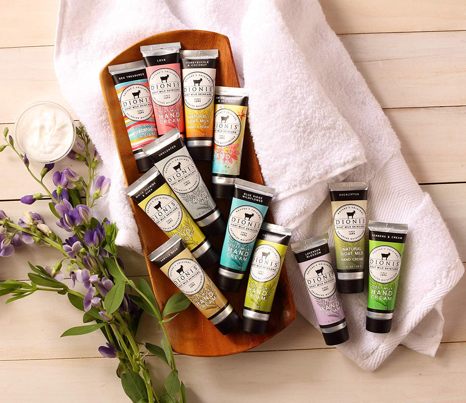 Dionis Goat Milk Skincare - Hand Cream Water Flowers & Sea Salt - 1 Oz