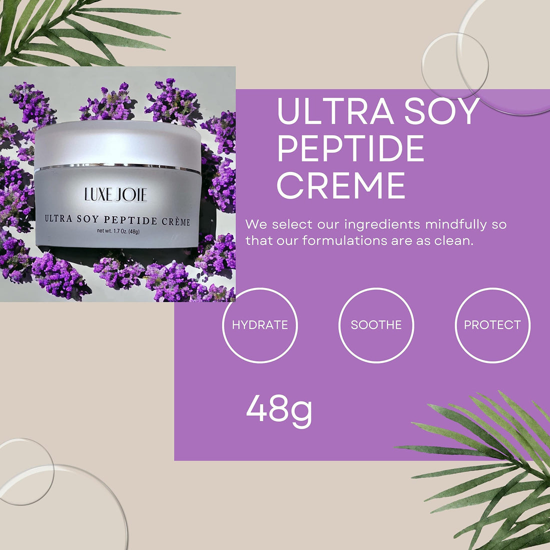 EchoLuxe ULTRA SOY PEPTIDE CRÉME 1.7 OZ