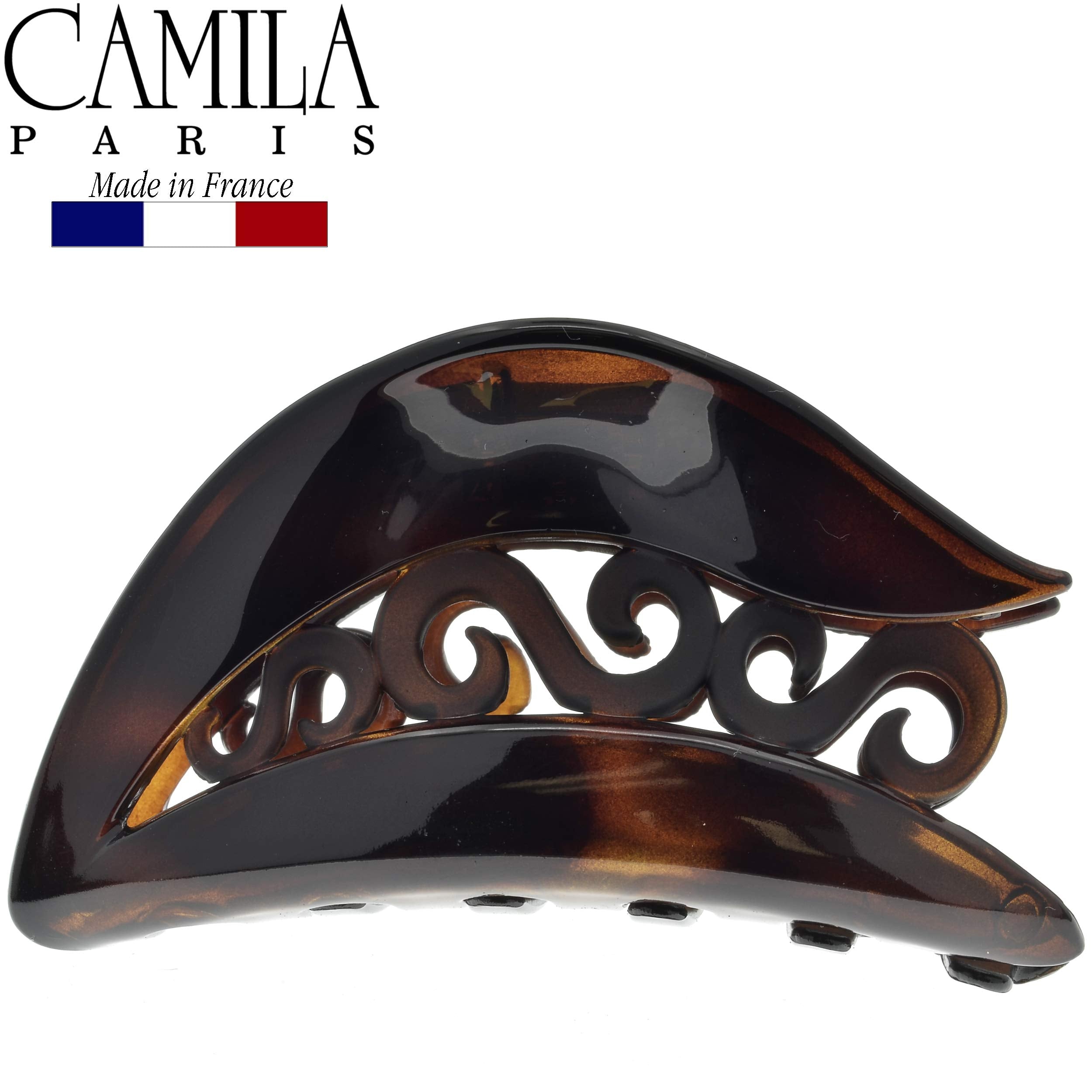 Camila Paris CP2144 French woman Hair Accessories (3 1/2), Hair Claw Clips. Strong and Durable Hair Ornaments. Made in France