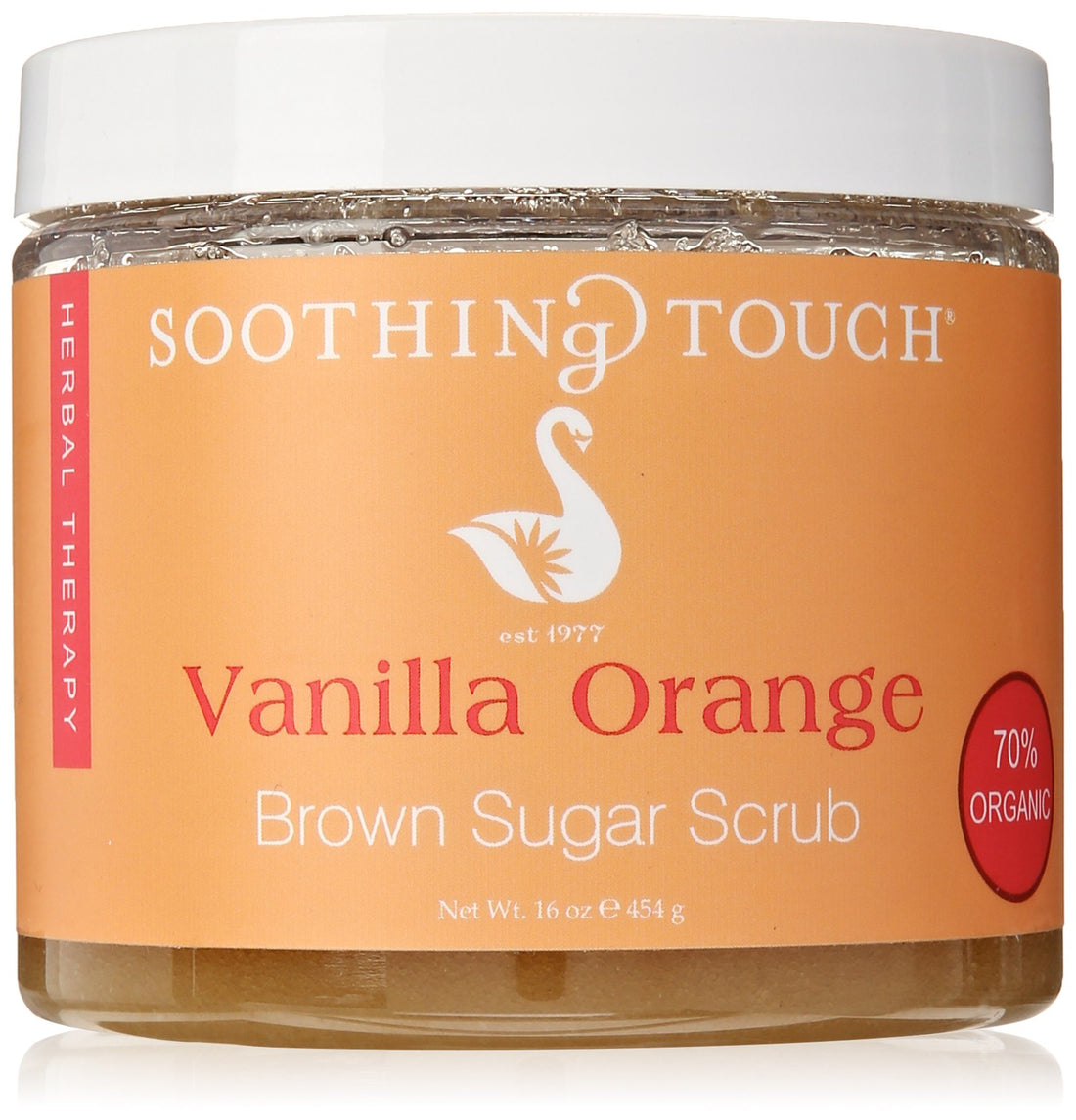 Soothing Touch Brown Sugar Scrub, Vanilla Orange, 16 Ounce