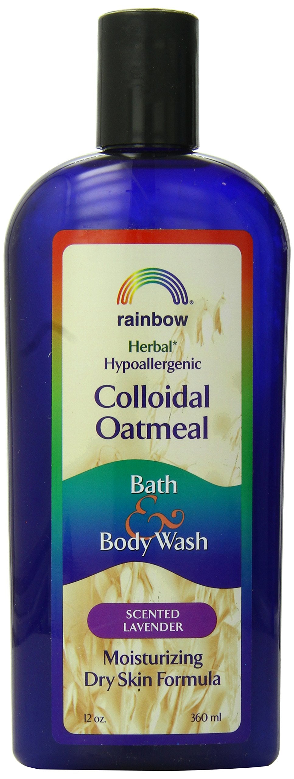 Rainbow Research Colloidal Oatmeal Bath & Body Wash, Lavender Scent - 12 Oz
