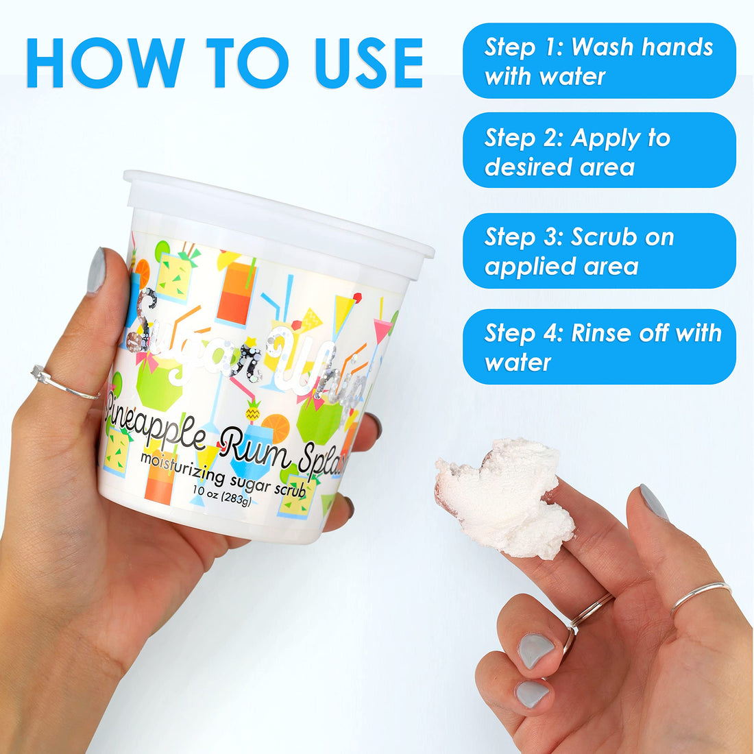 Primal Elements Sugar Whip, Pineapple Rum Splash, 10 Ounce