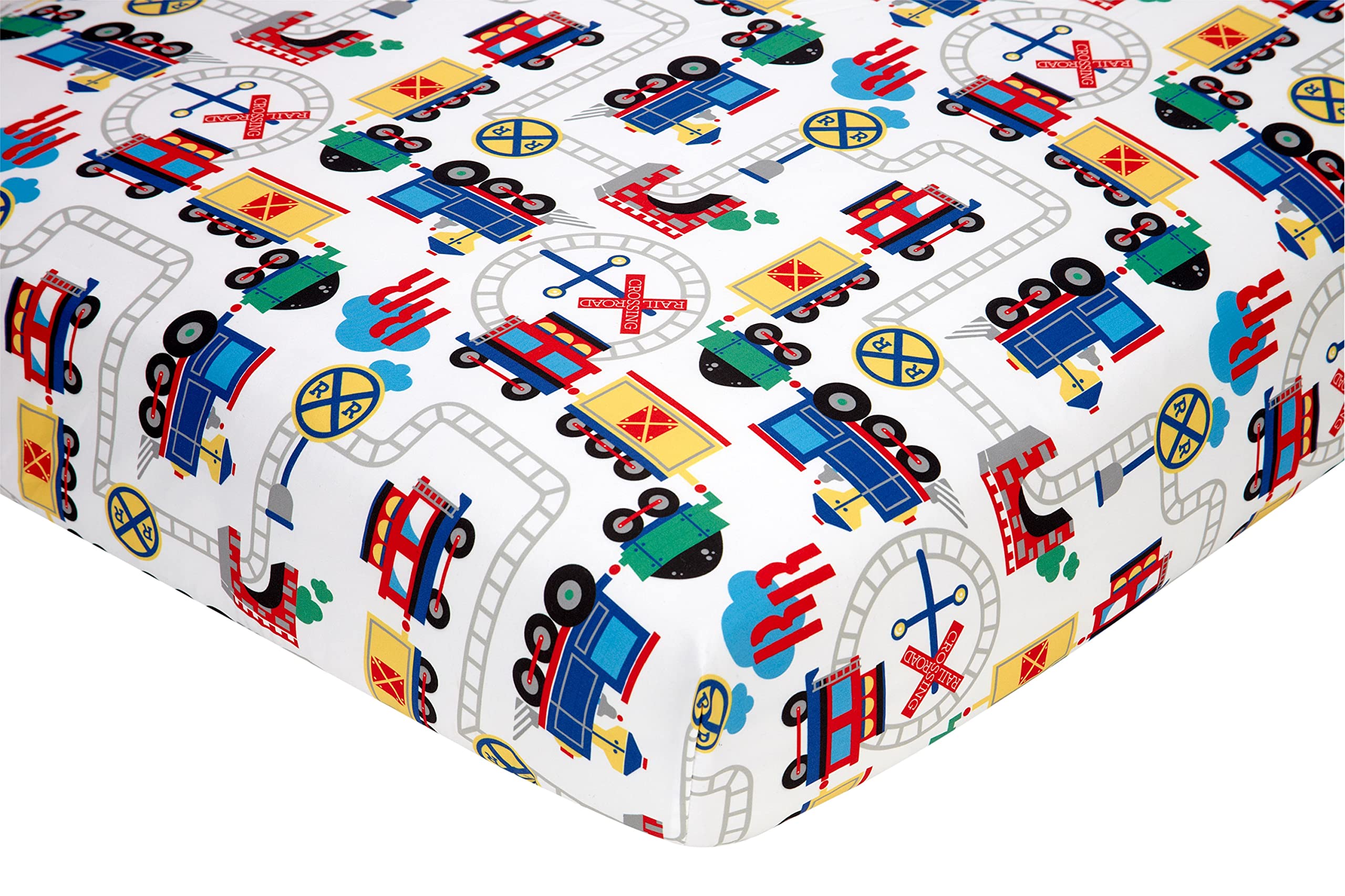 Everything Kids Toddler Bedding Set, Choo Choo , 4 Piece Set