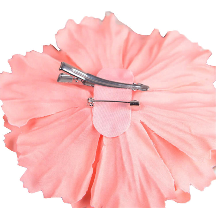 Hair Flower Clips Brooch Boutique Hair Accessories Bohemia Hairpins for Women Girls (Pink)