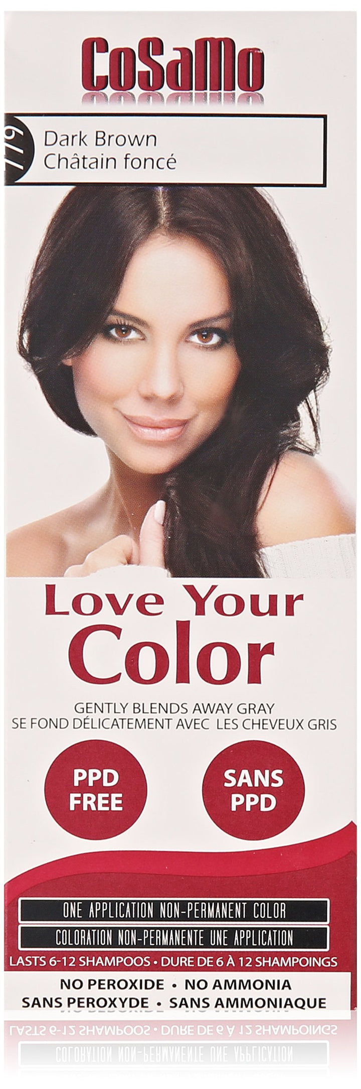Cosamo Hair Color, Dark Brown 3 oz by Love Your Color