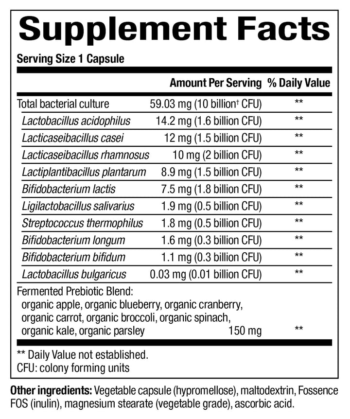 Natural Factors Whole Earth & Sea, Whole Food Synbiotic Pre + Probiotic, Fermented Digestive Enzymes, 60 Vegetarian Capsules