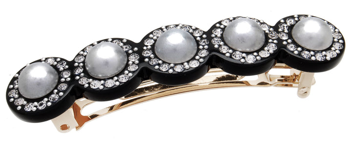L. Erickson Rodeo Drive on 6cm Barrette - Black
