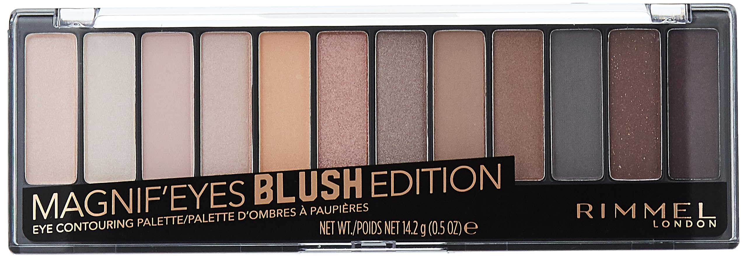 Rimmel London Magnif'eyes Eye Contouring Palette, Blush, 14 g
