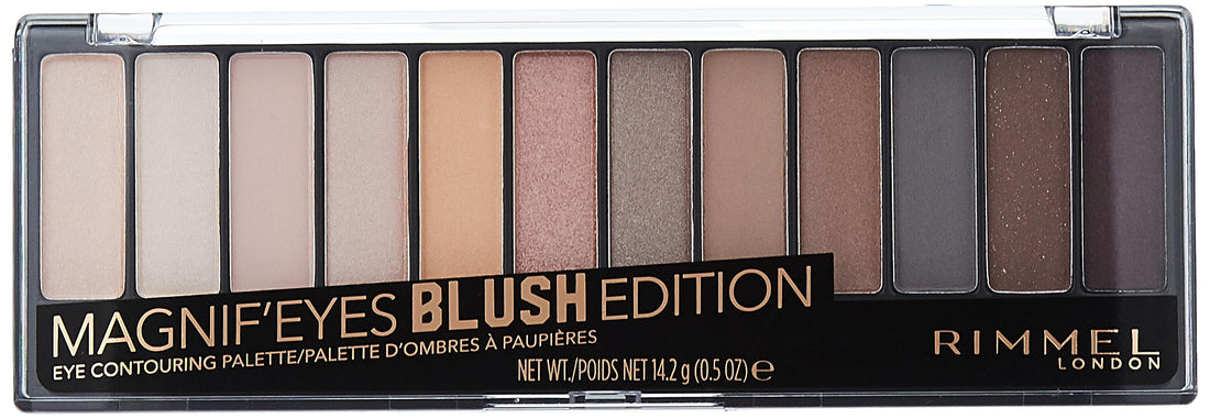 Rimmel London Magnif'eyes Eye Contouring Palette, Blush, 14 g