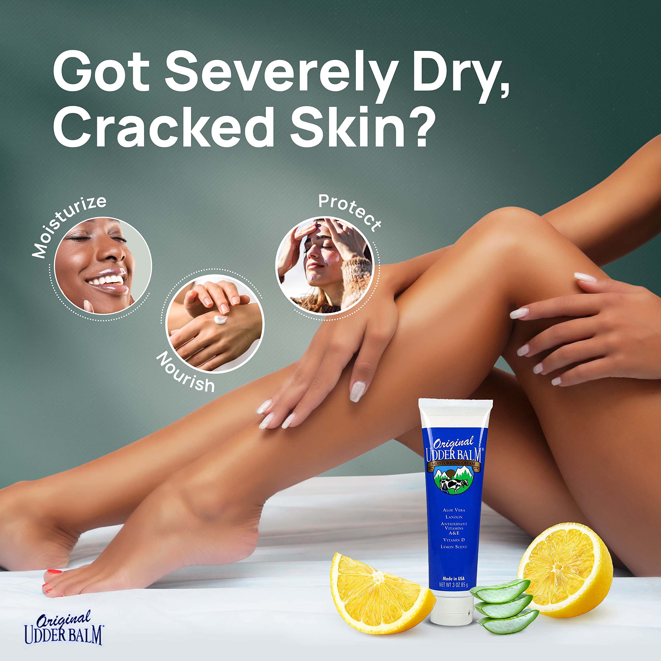 Original Udder Balm Moisturizing Cream 3oz Tube