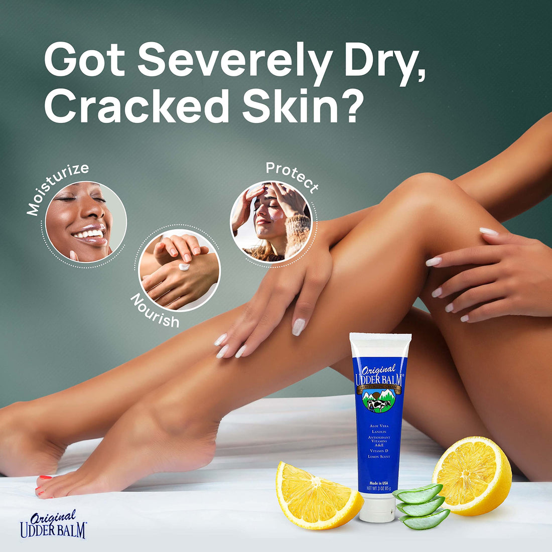 Original Udder Balm Moisturizing Cream 3oz Tube