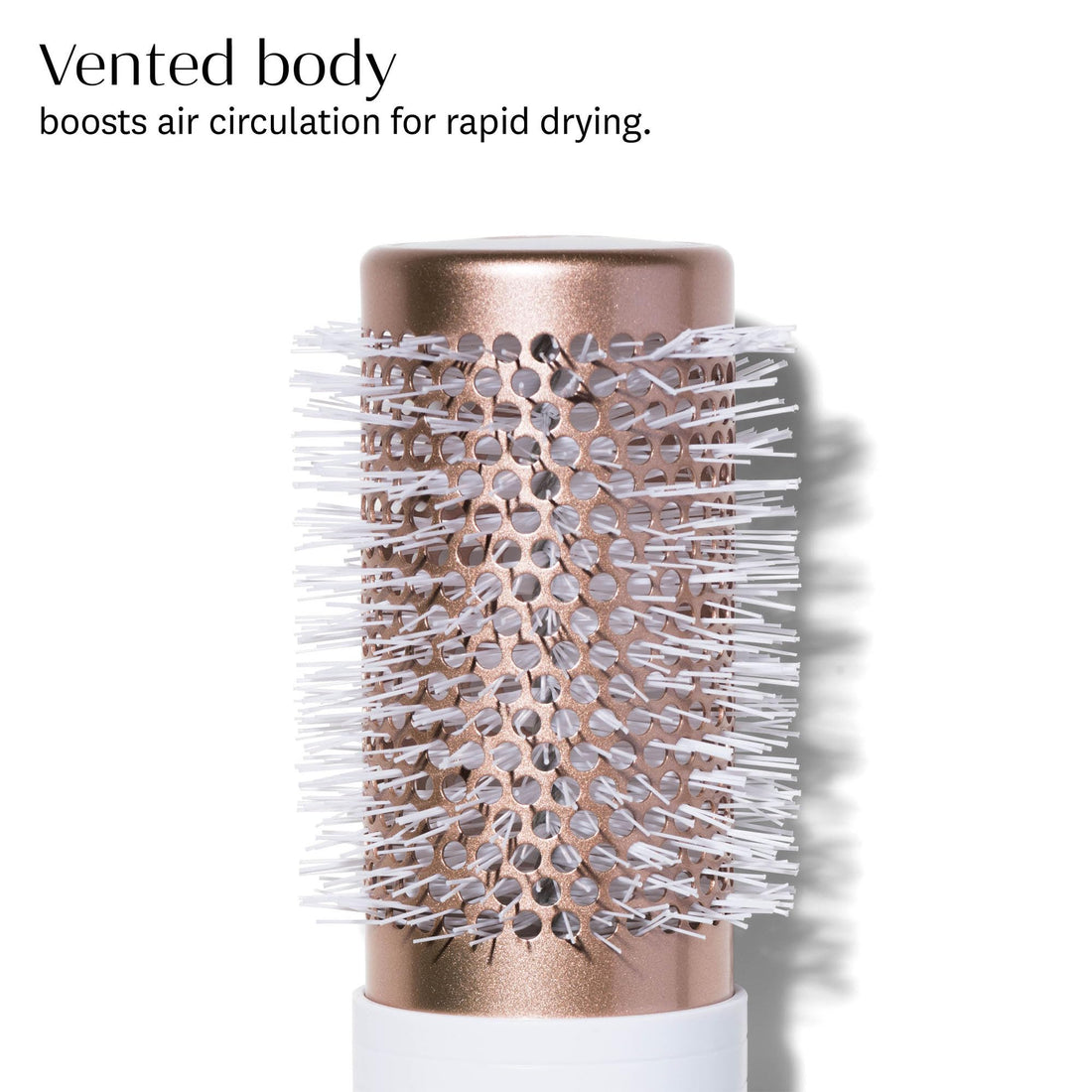 T3 - Volume 2.5 Round Hair Brush | 2.5 Ceramic-Coated Barrel Vented Round Brush for Blow Drying | Hair Styler for All Hair Lengths