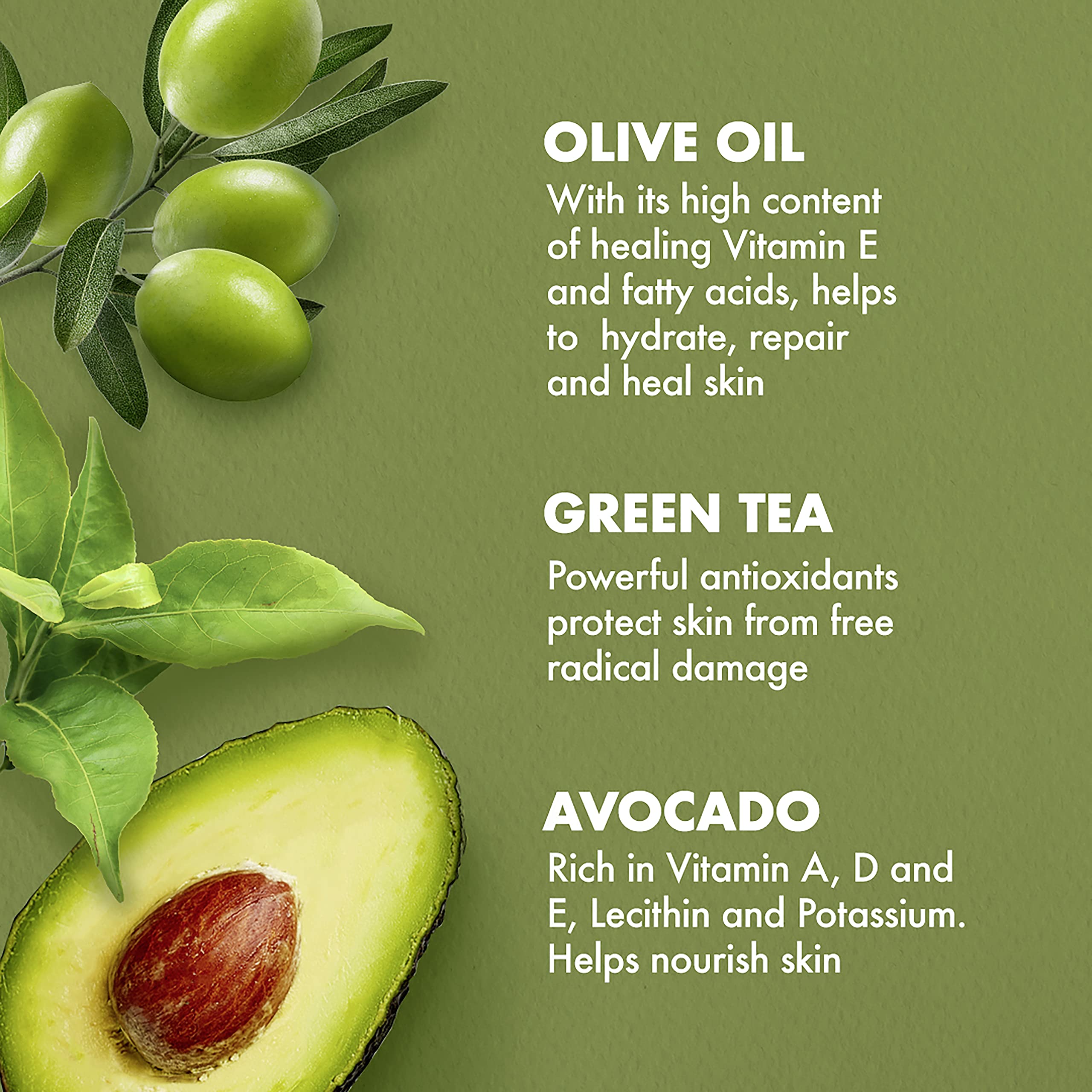 SheaMoisture Massage Oil - Olive & Green Tea with Avocado Oil, Deeply Moisturizing Bath & Body Massage Oils for Dry Skin, 8 Fl Oz