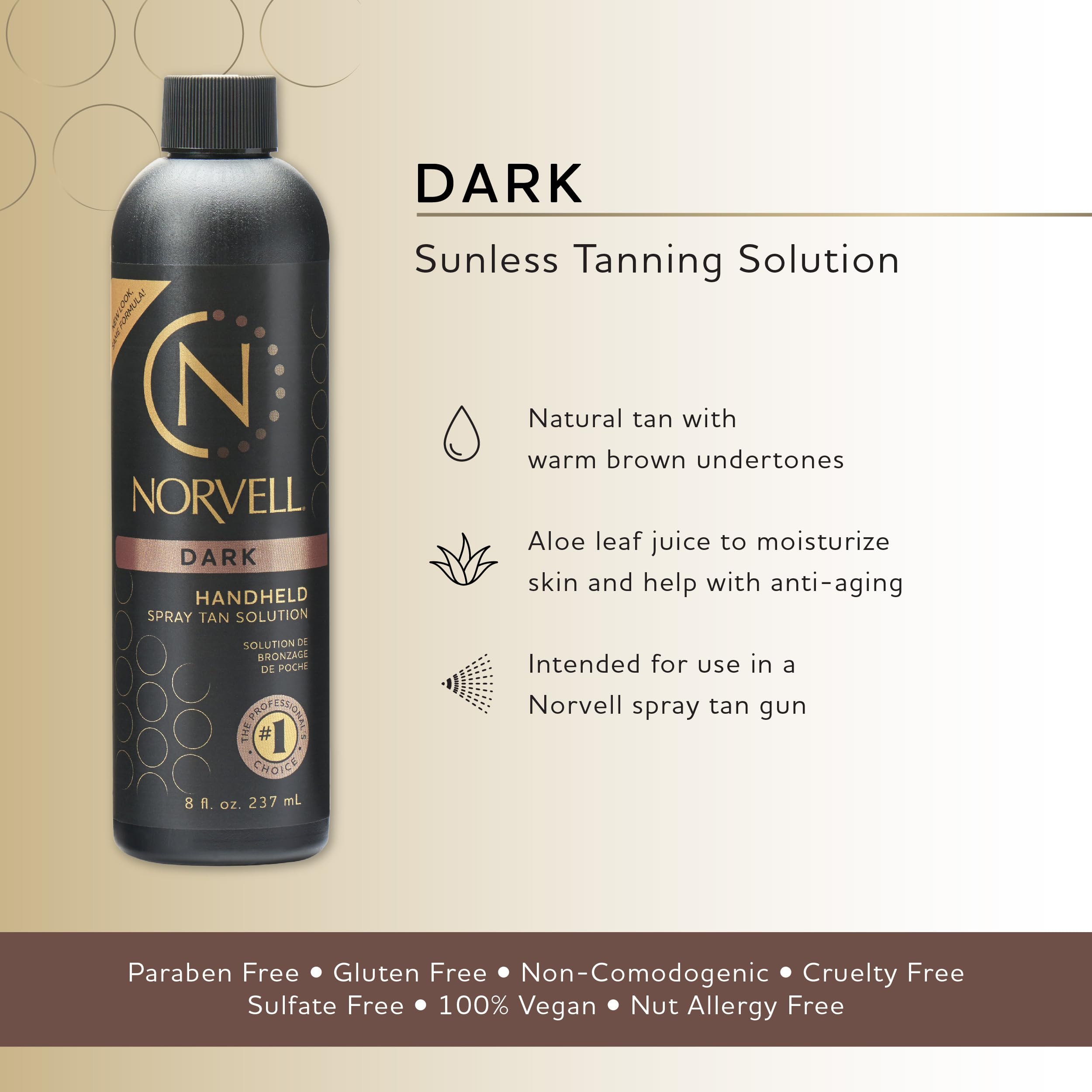 Norvell Dark Premium Sunless Solution - 8oz