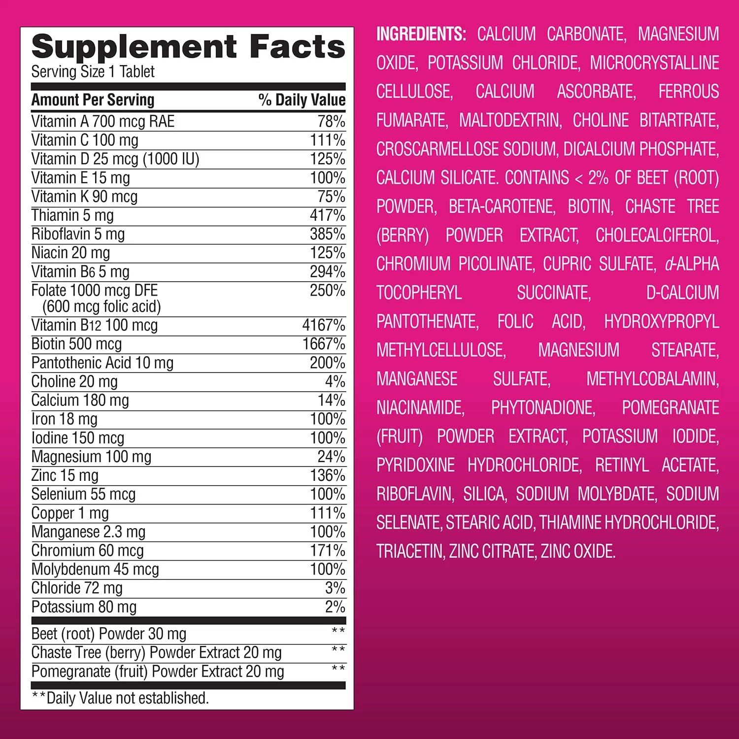 Members Mark Women's Daily Multivitamin (275 Count)