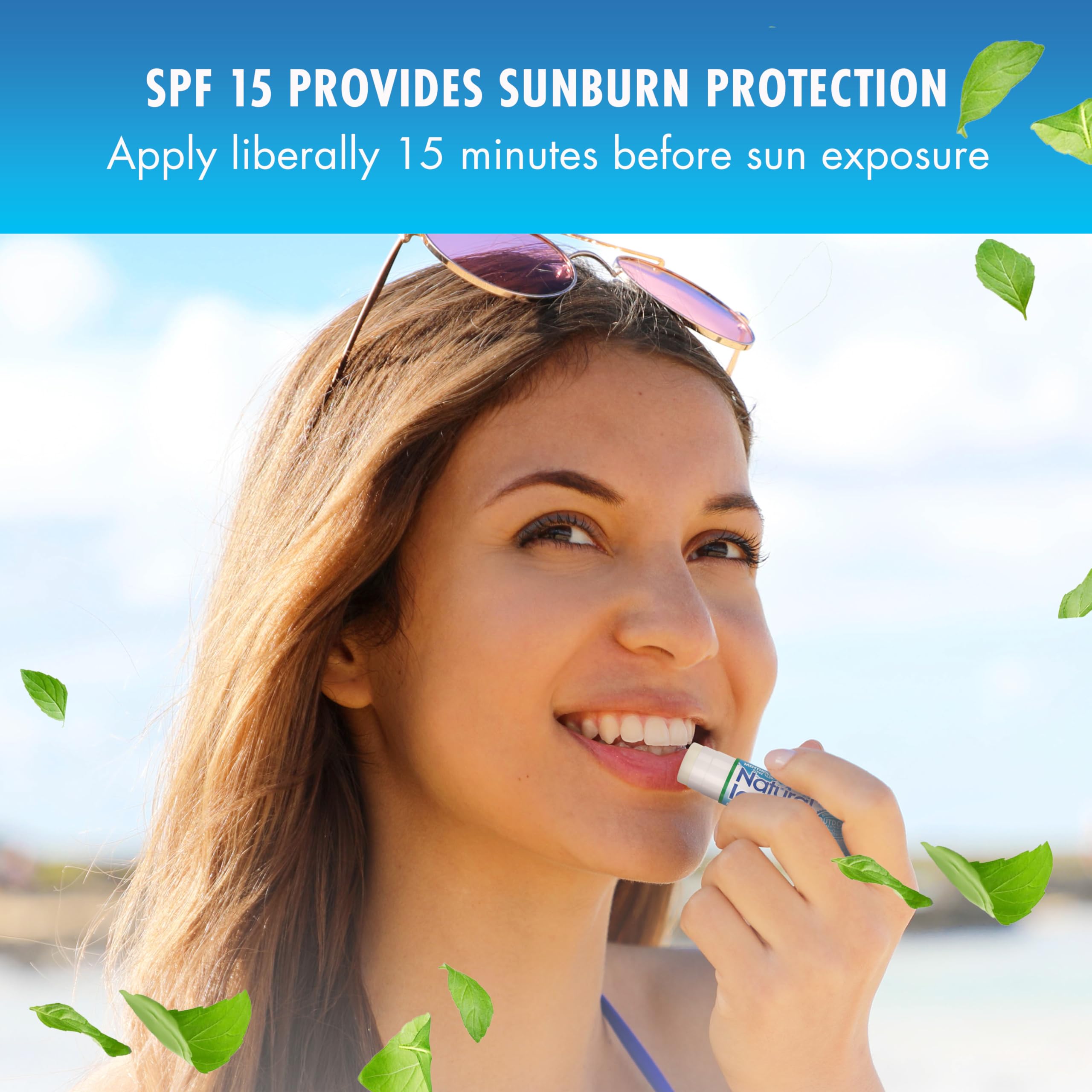 Natural Ice Original SPF 15 Medicated Lip Balm - 12 Count Pack