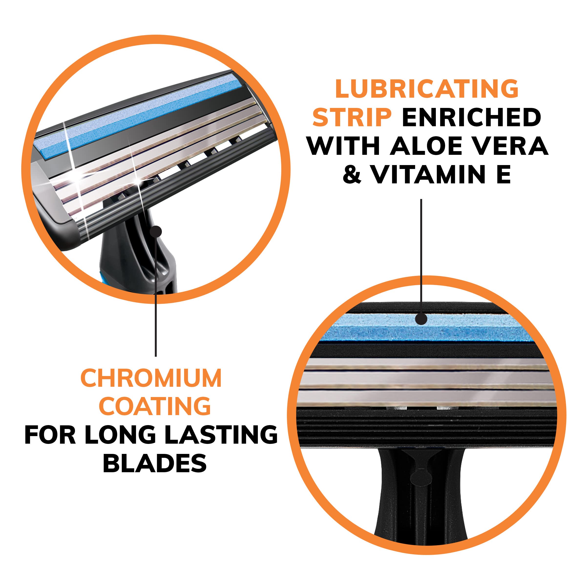 BIC Comfort 3 Disposable Shaver, Men, 4-Count (Pack of 4)