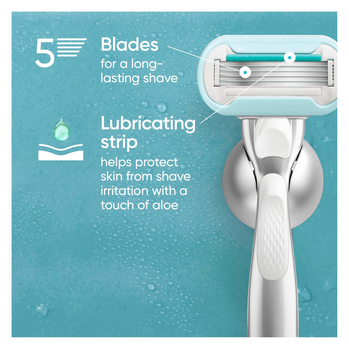 Gillette Venus Extra Smooth Sensitive Womens Razor Blade Refills, 6 Count, Designed for Women with Sensitive Skin