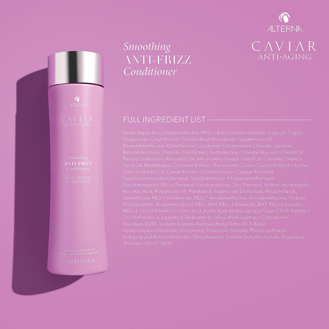 Alterna Caviar Anti-Aging Smoothing Anti-Frizz Conditioner, 16.5 Fl Oz