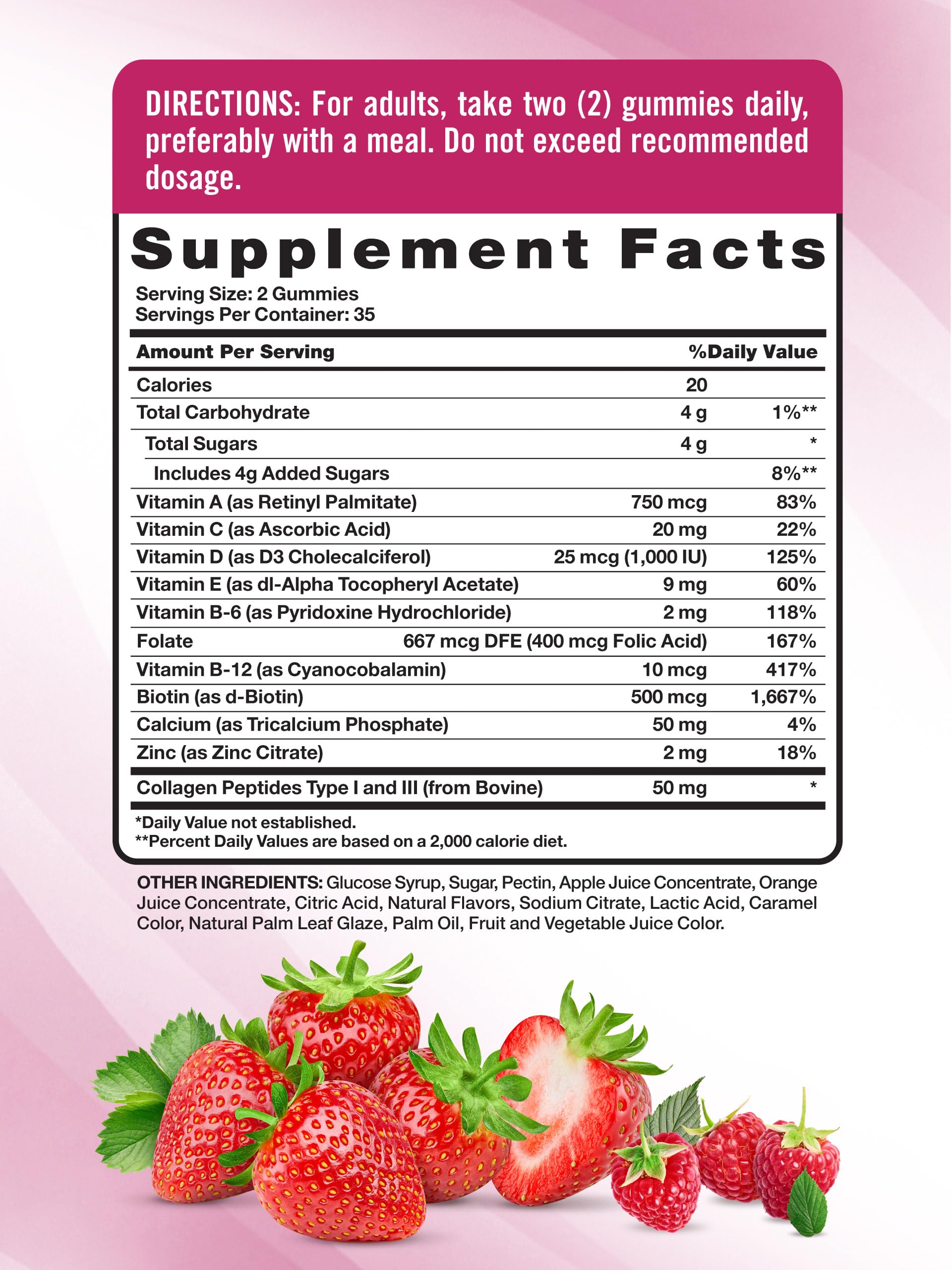 Nature's Truth Womens Multivitamin Gummies Plus Collagen & Biotin | 70 Count | Non-GMO & Gluten Free Supplement