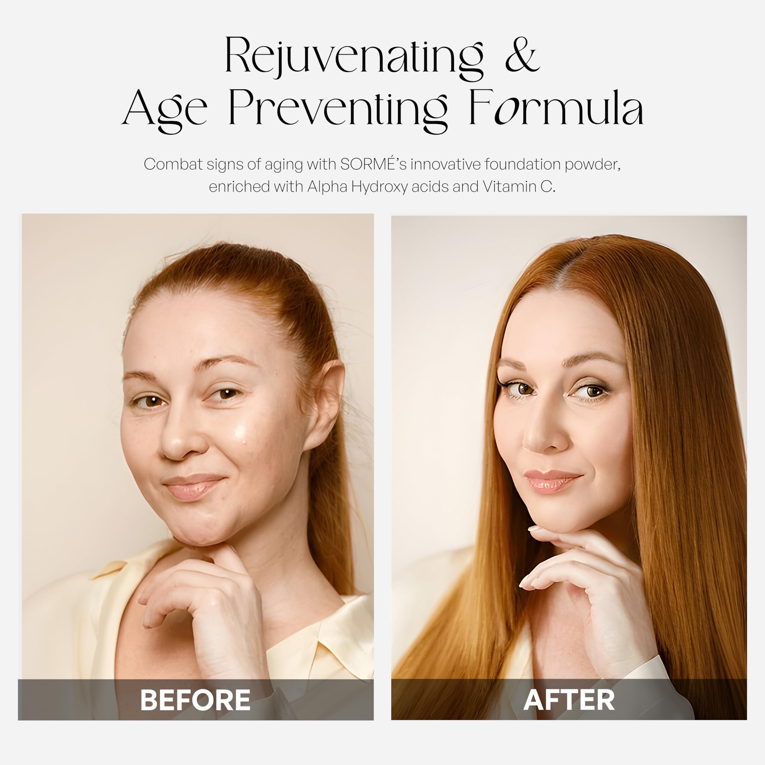 Sorme Cosmetics Believable Finish Powder Foundation, Beige Suede, 0.23 Ounce