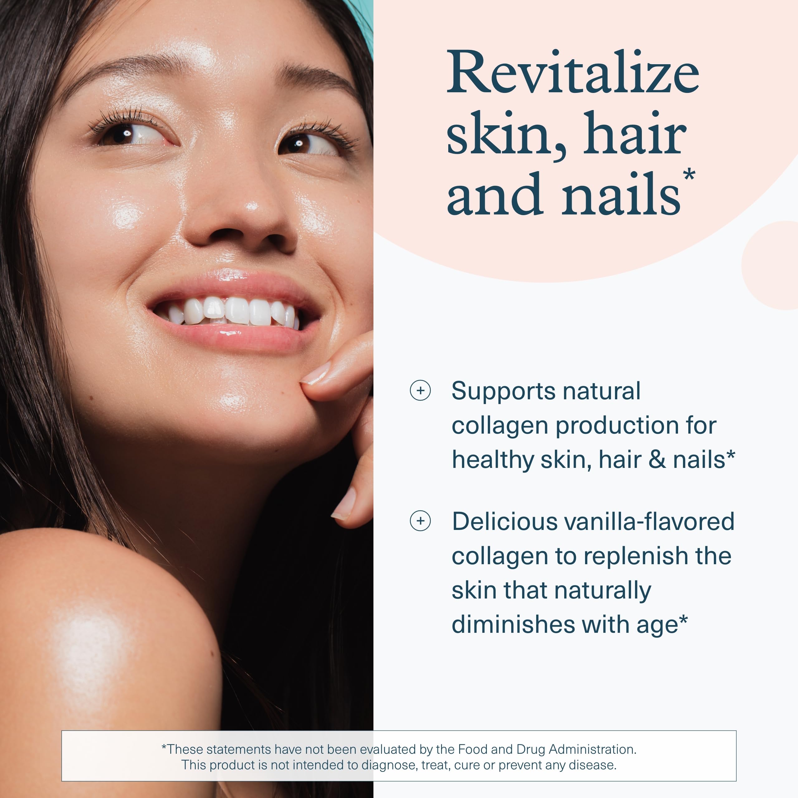 Youtheory Collagen Powder - Premium Collagen Supplement with Vitamin C & Biotin - Supports Healthy Hair, Nails, Skin & Joints* - Dairy, Soy & Gluten Free - Vanilla, 4.7 oz