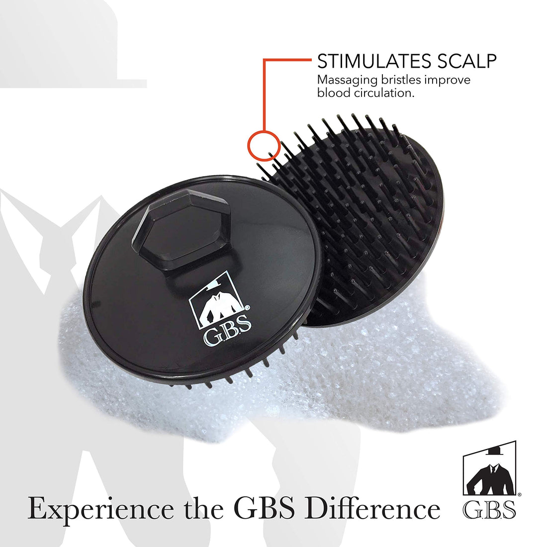 Shampoo Scalp Massage Brush Century #100 * Black * 1 Only Brush