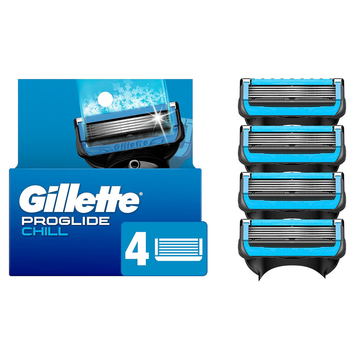 Gillette Fusion ProShield Chill Men's Razor Blade Refills, 4 Count, Mens Razors / Blades