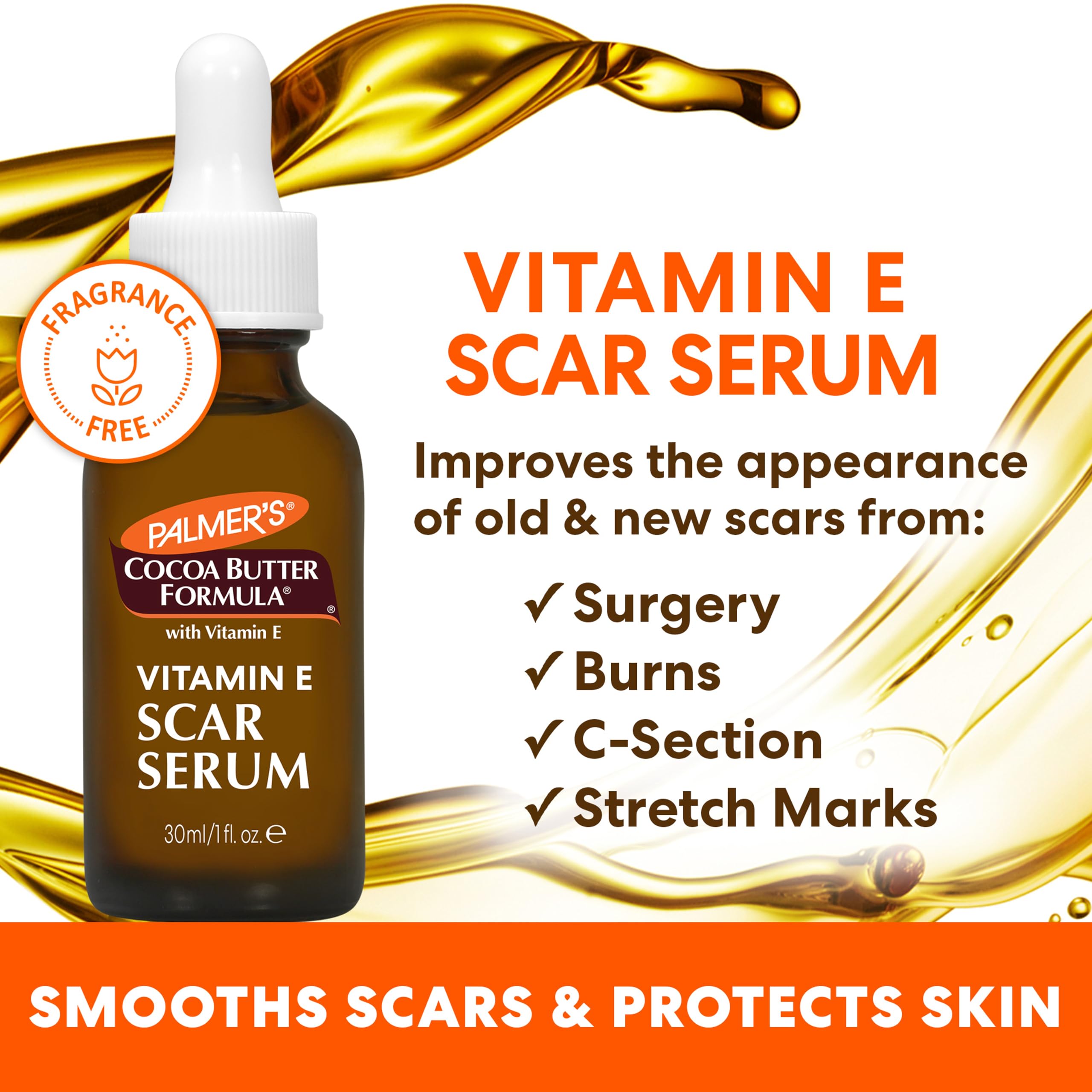 Palmer's Vitamin E Mom's Skin Healing Body Care Kit, Pregnancy and Postpartum Essentials Includes Body Oil, Scar Serum and Concentrated Body Cream