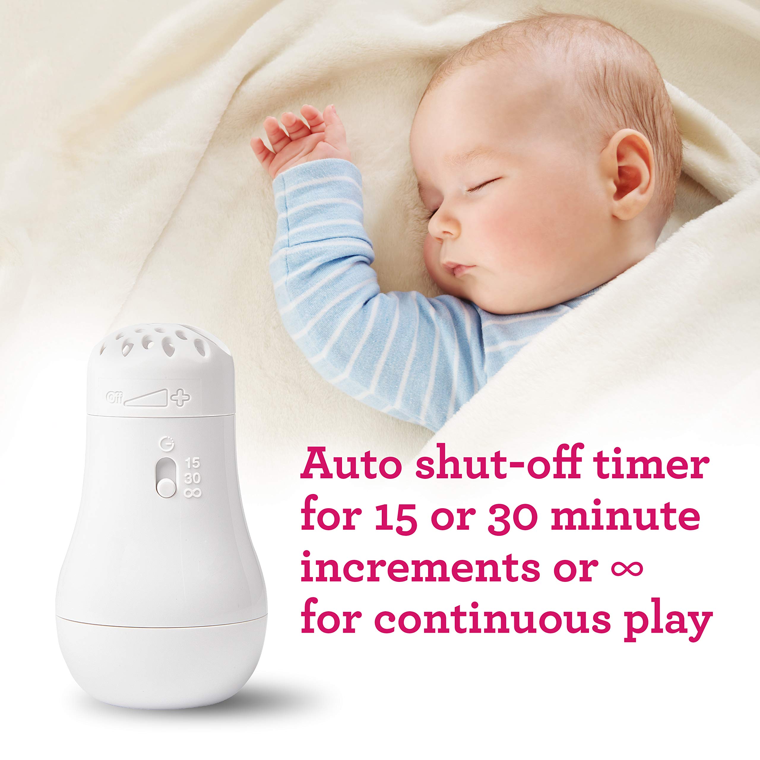 Project Nursery Baby Sound Machine - White Noise Machine for Babies. Made for Moms, by Moms, to Shush & Soothe Your Baby to Dreamland