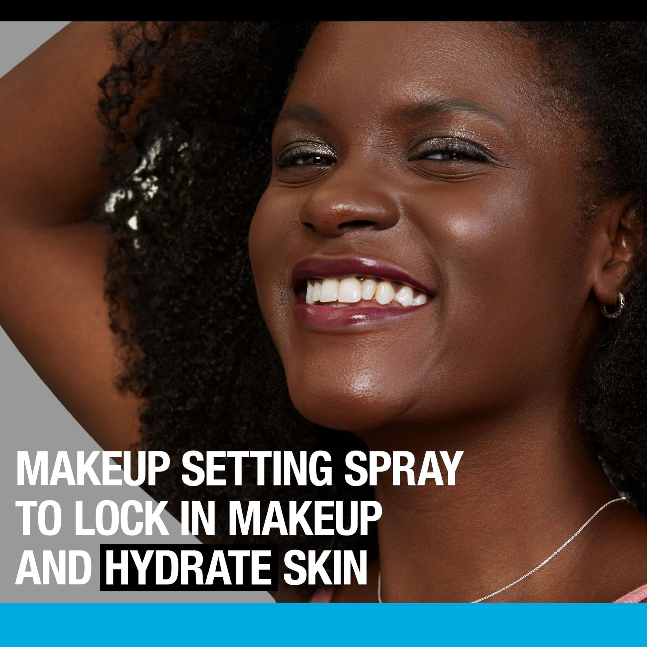 Neutrogena Hydro Boost Hydrating Makeup Setting Spray with Hyaluronic Acid, Longwear Makeup Setting Facial Mist for Smooth, Glowing, Dewy Skin, Non-Comedogenic & Hypoallergenic, 3.4 fl. oz