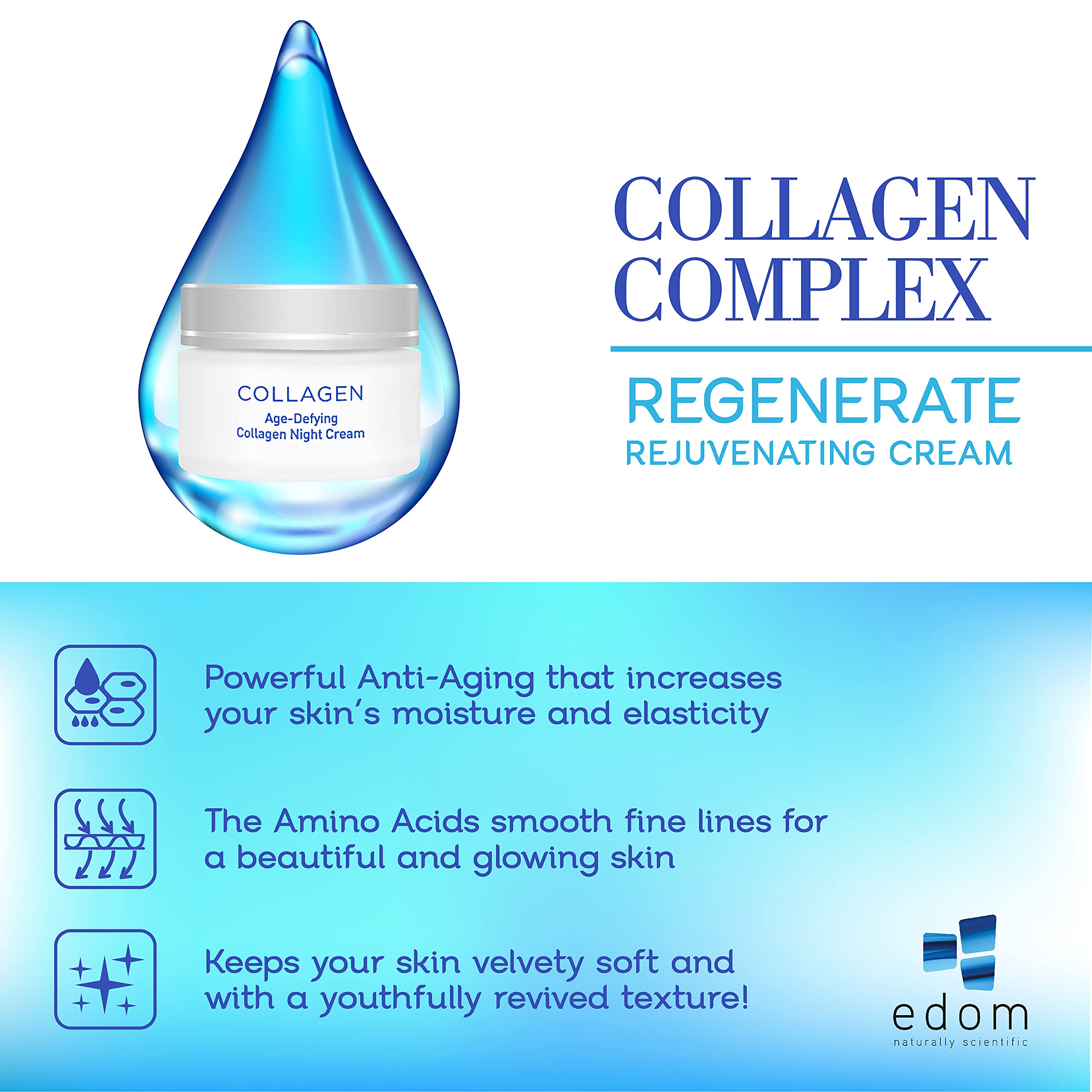 Edom Collagen Age-Defying Night Cream 1.7 fl.oz