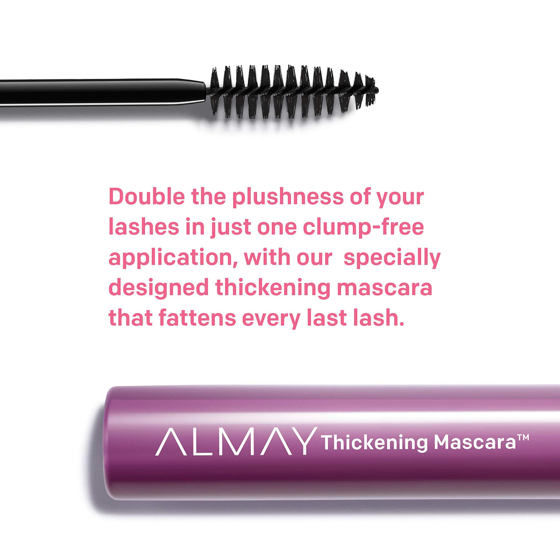 Almay One Coat Nourishing Mascara, Thickening, Blackest Black 401, 0.4-Ounce Package