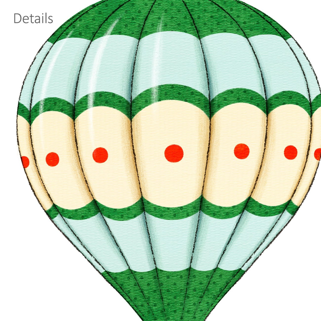 DECOWALL DS-8011 Colourful Hot Air Balloons Kids Wall Stickers Wall Decals Peel and Stick Removable Wall Stickers for Kids Nursery Bedroom Living Room (Small) dcor