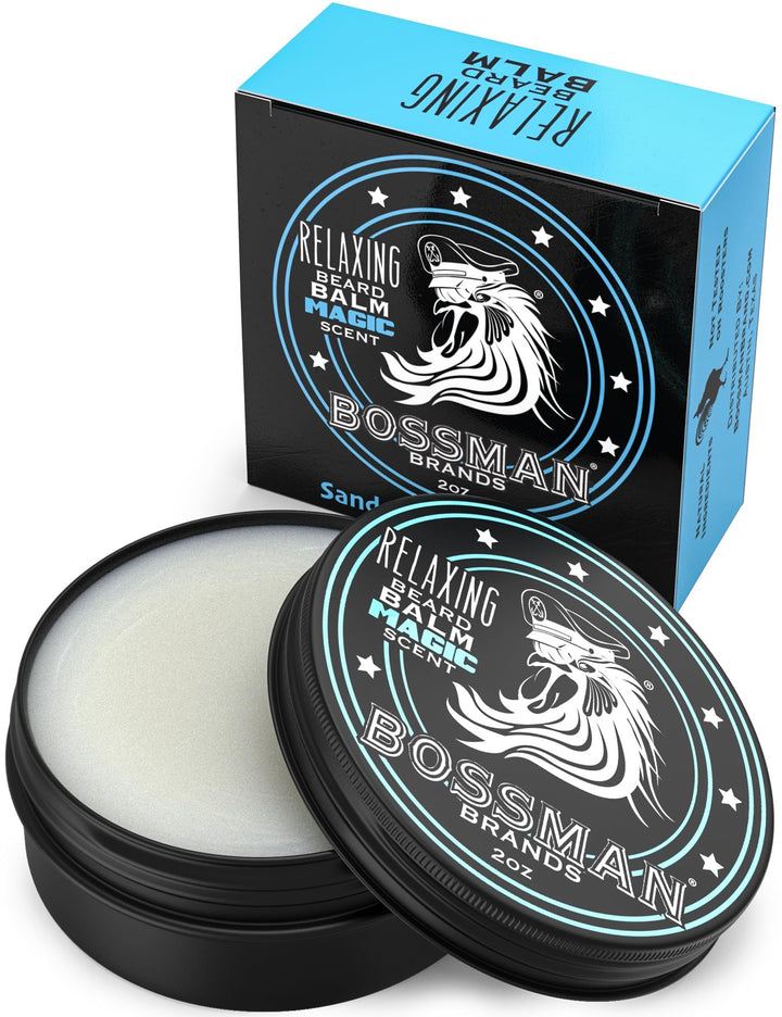 Magic : Bossman Relaxing Beard Balm- Nourish, Thicken and Strengthen Your Beard (Magic)