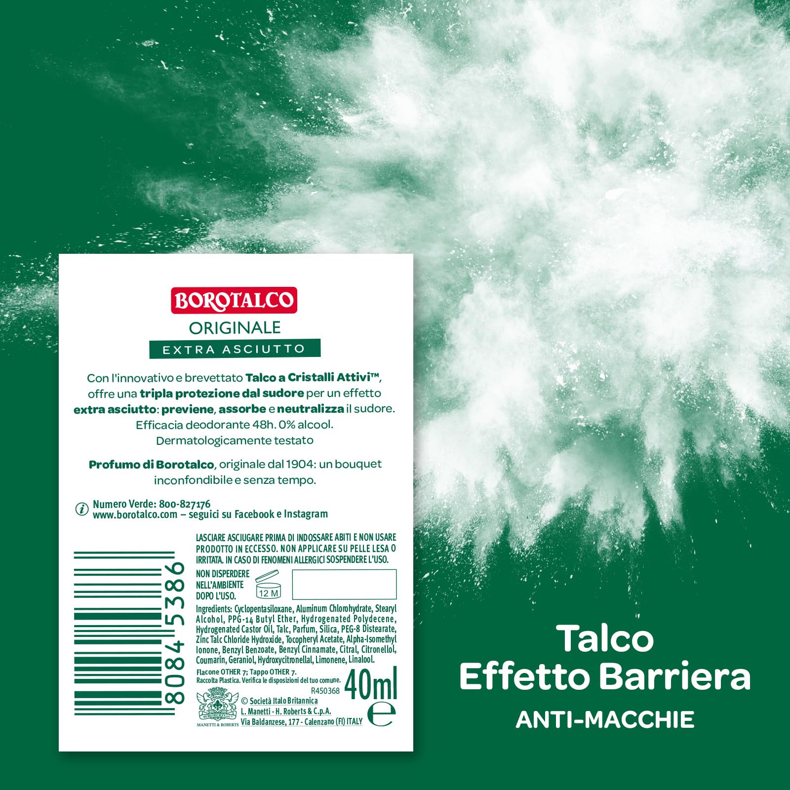 Borotalco: Deo Stickoriginal microtalc 40 ml (1.35 fl.oz)