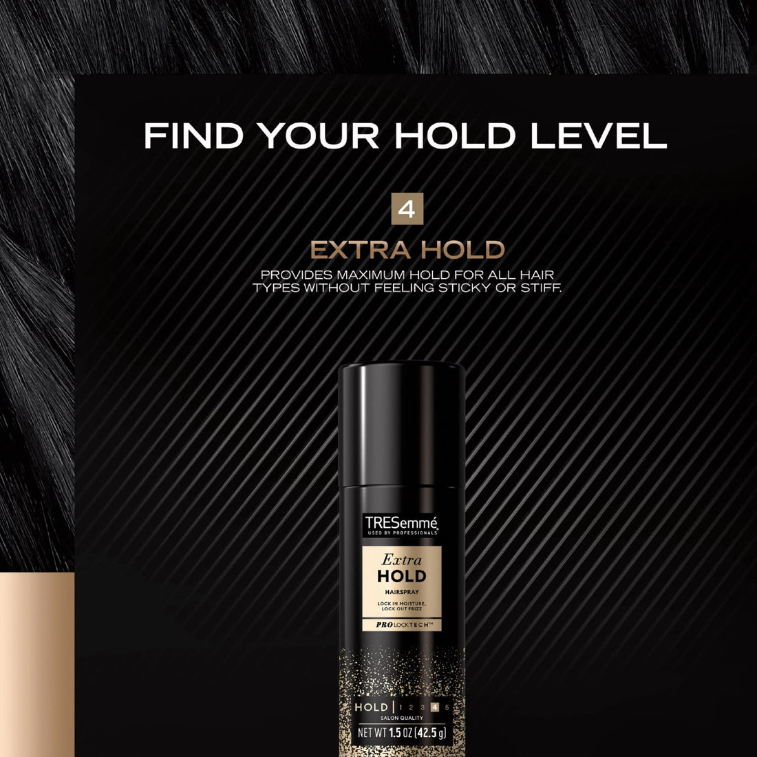 Unilever Extra Hold Hairspray for 24Hr Frizz Control with Pro Lock Tech 1.5 oz