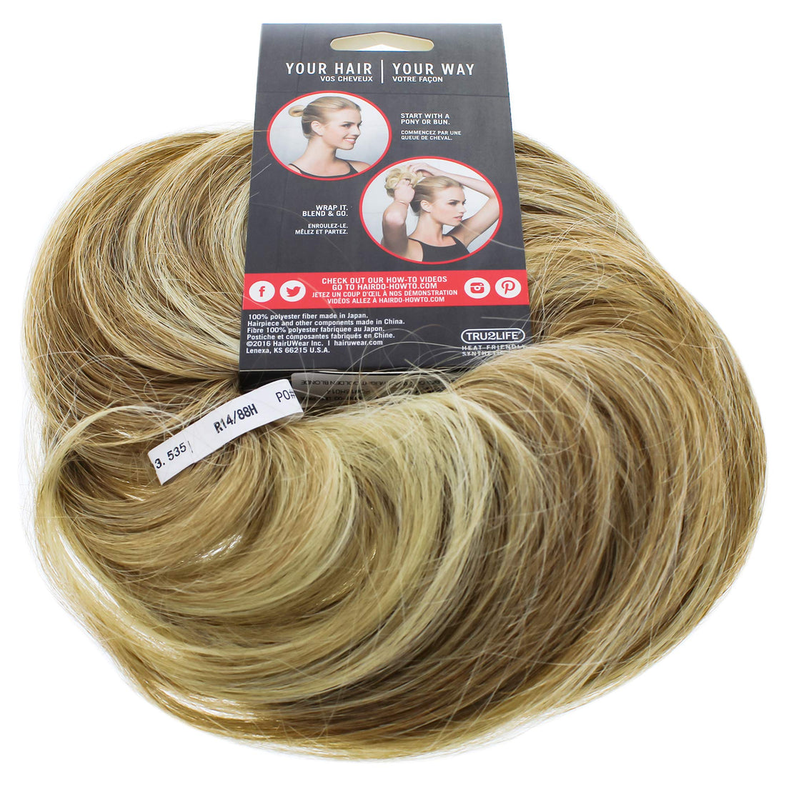 hairdo STYLE-A-DO/MINI-DO DUO PACK R14/88H GOLDEN WHEAT